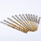 KATUR Lot de 13 forets hélicoïdaux en titane à tige hexagonale en acier rapide à changement rapide pour bois, plastique, aluminium, alliage de 1,5 à 6,5 mm