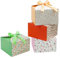 Belle Vous 20 Stück Geschenkbox Klein aus Papier mit Bogen und Schleife 14,7 x 14,7x 9,4cm - Kleine Schachteln für DIY Hochzeit und Party Geschenke, Handgemachte Seife, Pralinen, Kekse oder Macarons