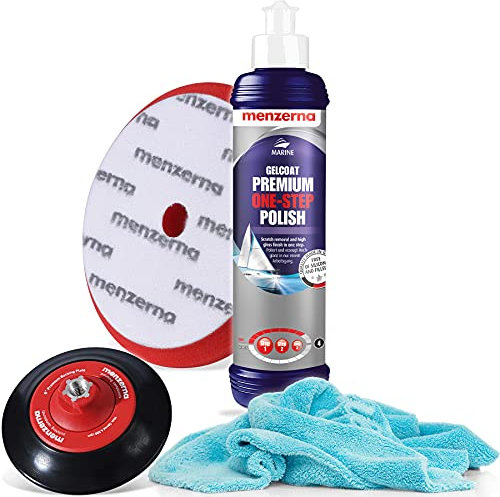 detailmate - Menzerna Premium Gelcoat Boots Politur Set Polish (One Step Polish + Equipment Set)