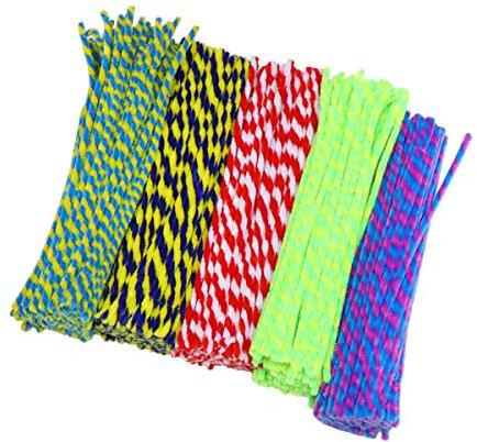 Milisten 500stücke Bunte Chenille Stäbe Für Junge Mädchen Bastelprojekte Assortierte Pfeifenreiniger Für Kreative Bastelideen Für Unterricht Und Handarbeiten Geruchsneutral Und