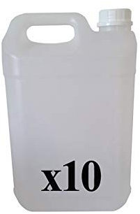 Bidon en Plastique de 5 litres PEHD AUDE PLASTIQUE - idéal pour Tous Les liquides, Eau, Huile, Sauce, réservoir pour climatisation/Camping/Camping-Car (1) (10)