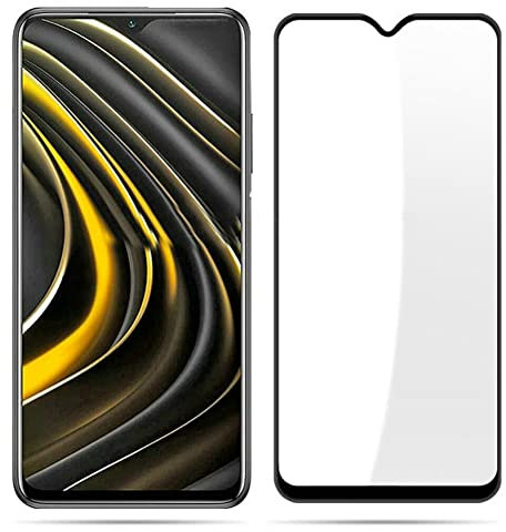 Kepuch 2 Paquetes Vidrio Templado Protector de Pantalla para Xiaomi Poco M3