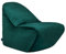 Loft 25 Sitzsack für Erwachsene & Kinder - Geeignet für Gaming oder Entspannen - Indoor Recliner Gamer Sitzsack,Bodenkissen, Liege Bean Bag mit EPS-Perlen Fulling (Samt-Gewebe, Wald)