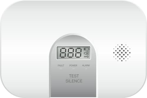 ELRO FC2802 Kohlenmonoxid Melder - 10-Jahres Sensor - nach EN50291 - mit Display, Prüftaste und Batterie Warnanzeige