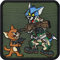 Tom und Jerry Aufnäher/Bügelbild Tactical Morale Patch zum annähen/aufbügeln | Katz und Maus Jeans Flicken Militär Applikation für alle Stoffe | 85x85mm