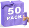 WEAWE Microfibre Cloth - premium 2100 Series 33x33cm Ultra Soft Highly Absorbent cloths, Reusable and No Fading, Lint Free-Machine Wash - Purple (Pack of 50)