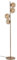 Stehleuchte Neptun,4-flammige (4xG9 max.28Watt) Standlampe aus Metall in Gold/Messing,mit 4 Glaskugeln,moderne Stehlampe mit Fußschalter,Standleuchte,Wohnzimmerlampe…