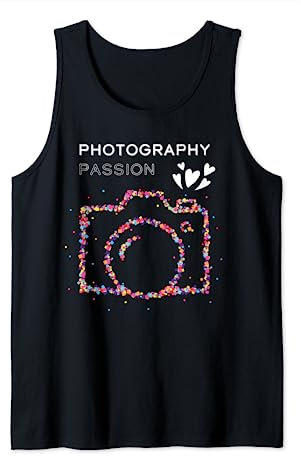 Fotografie Kamera Fotografieren Spiegelreflex Geschenkidee Tank Top