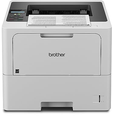 Brother Impresora láser monocromática empresarial HL-L6210DW con Gran Capacidad de Papel, Redes inalámbricas y Gigabit Ethernet, impresión económica, impresión a Doble Cara e impresión móvil