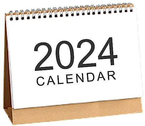 Qihuyi Großer Kalender 2023-2024 Schreibtisch | Familienkalender, Tischkalender 2024 - September 2023 – Dezember 2024, großer Wandkalender, 360-Grad-Umblättern für Meditationen, Reflexionen, Segen