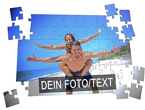 Fotopuzzle - einfach selbst gestalten - mit eigenem Bild/Text erstellen - Verschiedene größe (35 Teile)