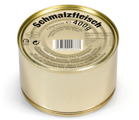 6x Müller's Schmalzfleisch 400g Dose