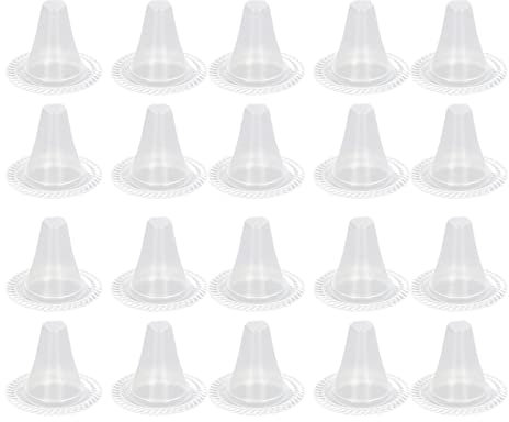 Ohrthermometer-Nachfüllkappen, 20 Stück Einweg-Ohrthermometer-Sondenabdeckungen Ohrthermometer-Nachfüllkappen Linsenfilterabdeckungen, Thermometer