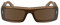 Calvin Klein Unisex Sunglasses Ck24503s, Light Brown, Einheitsgröße