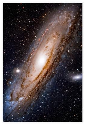 Andromeda-Poster auf Leinwand, Schlafzimmer, Dekoration, Landschaft, Büro, Raumdekoration, Geschenk, 50 x 75 cm