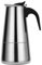 Konesky Moka Pot, 300ml / 6 Cups Stovetop Espresso Maker, Stainless Steel Coffee Pot with Ergonomic Insulated Handle, Maker Pot Coffee Extractor for Stronger Espresso