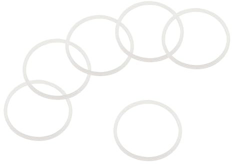 sourcing map 16oz or 20oz Replacement Rubber Lid Seals, 6 Pcs 2.4 Diameter O Shaped Resealable Lid Gaskets for Stainless Steel Insulated Tumbler Mugs Cups Vacuum, White
