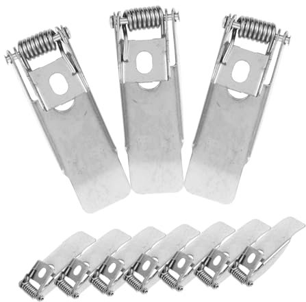 HOMSFOU 10stücke Teiliges Federclips Für Deckenlampen Sicherungsclips Für Downlights Einfache Installation Elastische Halterung Für Panel Led-leuchten