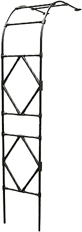 Large 2.4M Vine Support Frame Outdoor Garden Arch Metal Terrace Rose Climbing Plant Self Assembly 1.8 * 2.4m