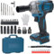 HENYEER 700Nm Akku Schlagschrauber Kompatibel mit Makita 18V Batterie, Professional 1/2 Zoll Bürstenloser Schraubenschlüssel für Autoreifen, Gerüstbau und Automobilmontage(Ohne Akku&Ladegerät)