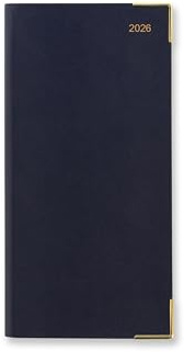 Letts of London Terminplaner 26-T35SBL, Wochenansicht, klassisch, schlank, Querformat, 2026, Dunkelblau