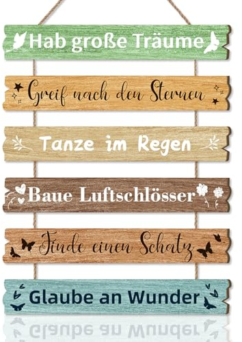 TOARTi Insirierende Wanddeko Motivierende Spruch Wandbild Familie Schild