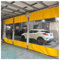 Tenda in vinile resistente per esterni per patio e garage, divisore impermeabile per aree di lavoro, telone divisorio con occhielli, 4 x 5 m (giallo-B)