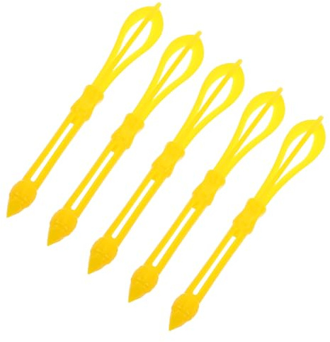 Healvian 5stücke Färbecreme-schneebesen Für Haarfarbe Mixer Für Haarfarbe Friseurwerkzeuge Haarfärbemittelmixer Farbschneebesen Haarstyling-zubehör Friseurwerkzeug Sahne-schneebesen-mixer s