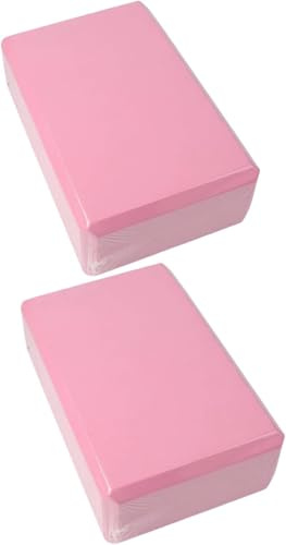 Blocs De Yoga En Mousse | 2 Pièces Briques Yoga En Mousse EVA À Haute Densité | Blocs De Danse Pour Étirements Et Fitness | Léger Antidérapant Brique De Sport Pour Équilibre, Débutants, Gym