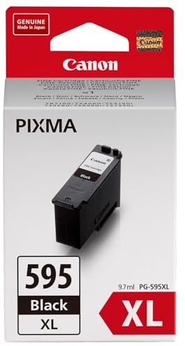Canon PG-595XL High Yield Black Ink Cartridge - Ink For PIXMA TS4150i TS6550i TS7550i