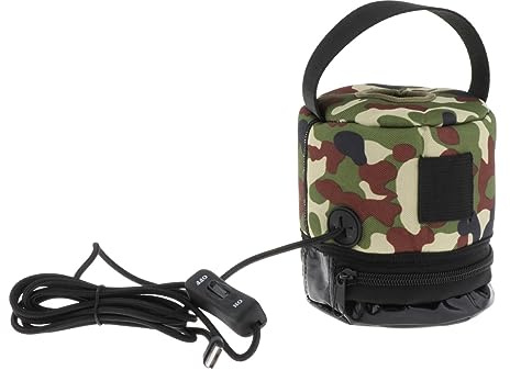 Aymzbd Camping Gas Canister Cover USB Heated Portable Protector Storage Bag