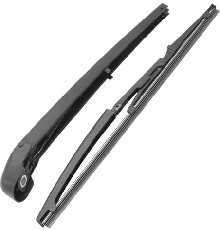 Ollanoos Heckscheibe Scheibenwischer, Ersatz für Fiat Panda 169 2003-2011, Scheibenwischer Arm und Blatt Set