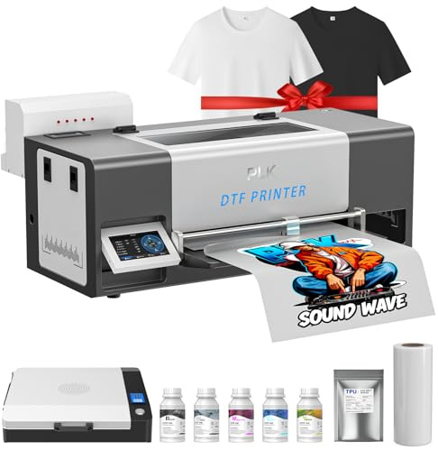PLK DTF Printer A3 with i3200 Printhead,Commercial-Grade DTF Printer