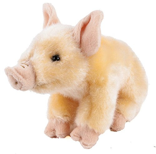 Teddys Rothenburg Kuscheltier Schwein 20 cm (ohne Ringelschwanz) sitzend rosa Plüschschwein Stoffschwein by Uni-Toys