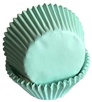 Tasty Cooky Shop Muffinförmchen/Cupcakeförmchen Grün/Minzgrün aus Papier 50 Stück/Gratis Lieferung