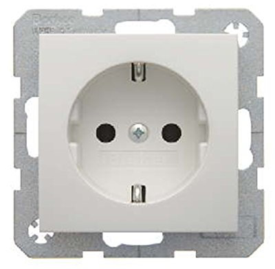 20x Berker SCHUKO-Steckdose Polarweiß Matt 47431909