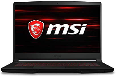 MSI GF63 9SC 419UK 15.6 Inch Thin Bezel Gaming Laptop - Core i5 9300H - 8 GB RAM - 257 GB SSD