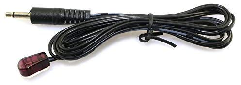 RuiLing 1-Pack 3.5mm IR Infrared Emission Line Remote Control Receiver Extension Cord Cable 1m