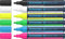 Schneider Maxx 245 Glasboardmarker / Whiteboard Marker (für Glasflächen, trocken abwischbar) 6er Etui schwarz, weiß, gelb, grün, blau, pink