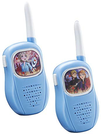 Disney Frozen 2 Walkie Talkies with Anna & Elsa Character Graphics & Easy Push Talk Buttons