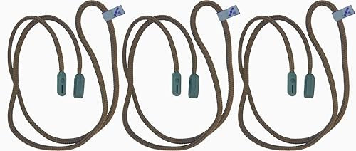 GoGrip Original - VALUE BUNDLE - Secure Glasses Cord - Spectacle and Spec Lanyard (Brown x 3)