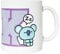 Erik BT21 Koya Kaffeebecher - Tasse für Kaffee und Tee - Merchandising - Größe: 9,5 cm x 8 cm - Fassungsvermögen: 350 ml - Offizielle Lizenz - Fanartikel
