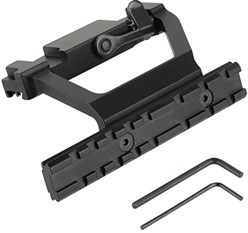 ToopMount Airsoft Scope Laserhalterung Top Schienenhalterung AK Seitenschiene Mount AK74U Side Locker QD Picatinny Rail Scope Mount Side Rail ak für die Jagd im Freien