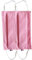 ALEX(E) Lot de 2 Masques de protection, Coton Popeline, Made in France, Taille Adulte (Rose)