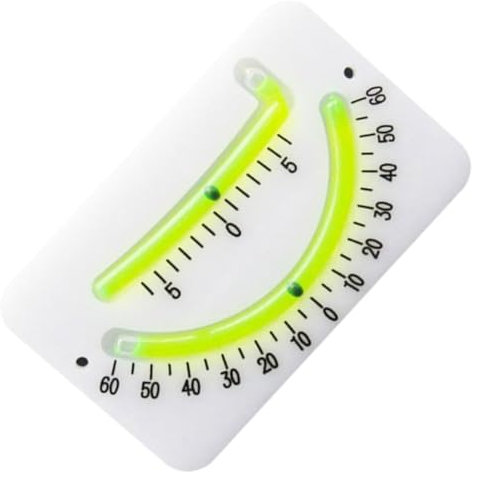 Cpolebev Professioneller Neigungsmesser für Boote, Marine-Neigungsmesser, Hohe Leistung, Segel-Neigungsmesser, Füllstandsanzeige für Fischerboote