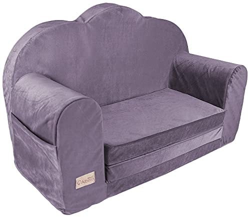 Albero Mio Cloud Heather - Divano letto in velluto, da usare come panca o letto, colore: Viola