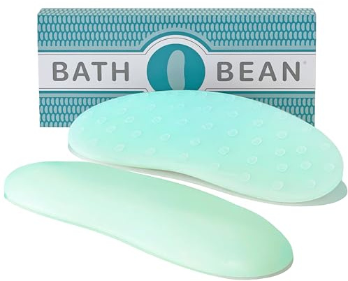 BATH BEAN Butée de corps de luxe, accessoire de spa antidérapant, maintient la position inclinée dans le bain pour libérer complètement la tension, se baigner confortablement les mains libres et
