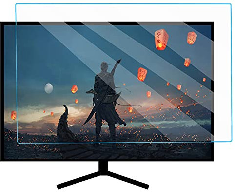32-37 Zoll HD-TV-Displayschutz, Anti-Kratz-Verletzung Blaulichtblockierender Filterfilm Keine Blase, Blendschutzfolie, für LCD, LED, OLED, QLED 4k HDTV,HD-37inch(819x460MM)