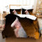 LUYAPOND Bettwäsche 155x220 Weißer Kakadu Flauschig und Weich Mikrofaser Bettbezug Set - 1 Bettbezüge mit 2 Kissenbezug 80x80 cm für Teenager Kinder Mädchen Jungen