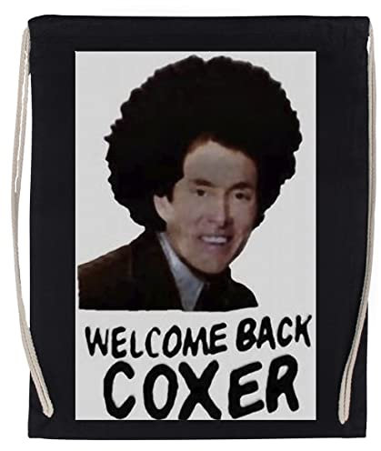 Welcome Back Cox Coxer Fitnessstudio Reisen Tasche Kordelzug Schwarz Gym Travel Bag